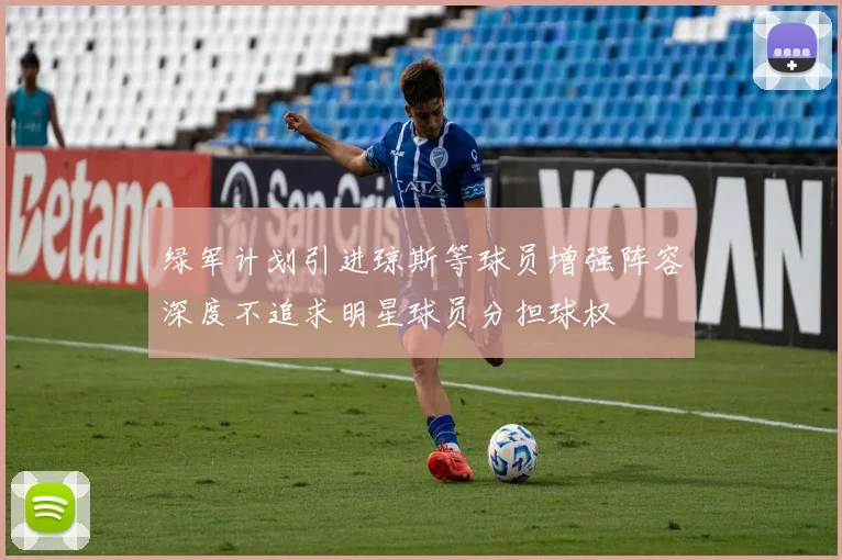 绿军计划引进琼斯等球员增强阵容深度不追求明星球员分担球权